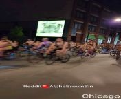 World Naked Bike Ride 2022 in Chicago Jun 25 2022. from naked bike ride new orleans 2022