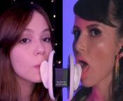 [My Video Edit] M@1my and Ar1@n@ R3@l - Sweet and Spicy Ear Eating (10:00) Layered Sound from heatheredeffect asmr ear eating patreon video