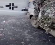 RU POV: A Ukrainian posted a video of the evacuation of his wounded (and dead) colleagues. German cross can be seen on the vehicle. from lulu ru nudmi a