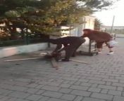 Man caught cooking a cat in the street in Italy from desi man caught masturbation in atm mp4