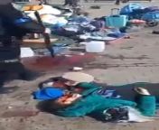 More footage from Kramatorsk train station today after Russia ruthlessly shelled the area killing DOZENS of people, I can see a baby&#39;s pram in this footage, dead children, dead women and men, some without limbs. This is the most horrific war crime I h from autopsy footage on dead women recorded by medical