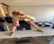 Nothing could have prepared me seeing my daughter stripping in front of the contract workers Ive hired to repair my house when she finally answered my vid call. Turns out, one of them was a bodyhopper and decided to entertain the group on their break. ? from daughter fuck in front of father