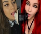 [My Video Edit] H0n3yG1rl and K1ttyKl@w Ear Eating (8:53) Layered Sound from lexikin nude ear eating asmr video leaked mp4 download file
