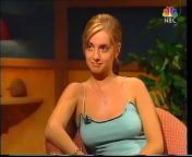 Louise Nurding/Redknapp - 1990s British Singer (As She Was In The 1990s) During Interview - Left Boob Pokies (See The Shape Of The Nipple On Her Left Boob Poking Through Her Top) (Also With Colour Adjustments, Boob Zoom, Boob Zoom With Colour Adjustments) from big bøob