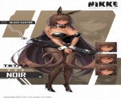 【NIKKE PROFILE - Noir】✅: Manufacturer: TETRA LINE✅: Affiliation: 777✅: Weapon: SG: Black CastorBiological elder sister of Light Bunny Blanc. Although they look different, Blanc pampers her constantly. While timid, she is not afraid to show her inten from the extraordinary adventures of adèle blanc sec
