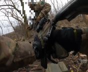 High quality footage of old video. International legion clearing Russian dugout. Bakhmut direction March, 2023. from high quality sex v