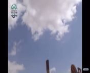 Syrian rebels film themselves getting shot by a Russian mig 29 from syrian rebels