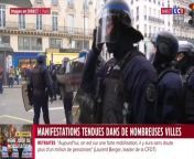 [Paris - 23/03/2023] Jeunes bloqus sur un abribus se font gazer en direct sur LCI from marilo montero escotazo en canal sur