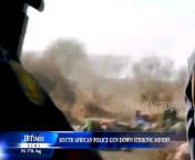 South African Police guns down Mine Workers (16.8 2012) from 2012 t