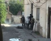 Opposition fighter is caught out of cover and killed while fighting in Deir Ez-Zor - 2/9/2012 from start out drum cover