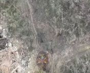ua pov. 110th BUAR shows multiple grenade drops, the very last hits a Russian soldier directly in the head from very oldwansex boy a
