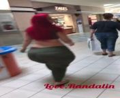 Randa walks spandex in mall from randa s4