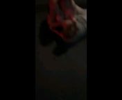 2 girls fight in the street and show bobs from show bobs nice figar