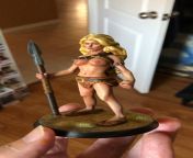 [NSFW] Buddy from work gave me this test 3D print from HeroForge. Thought the low resolution was going to cause problems but came out pretty good! from 14 3d